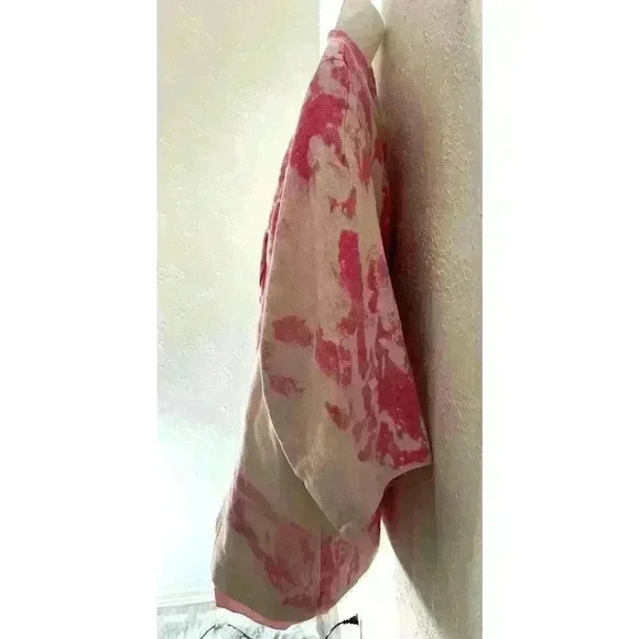 Zara Pink & White Blazer Size Medium - Picture 4 of 8